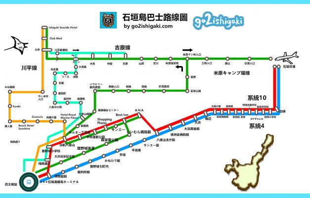 石垣島公車路線圖